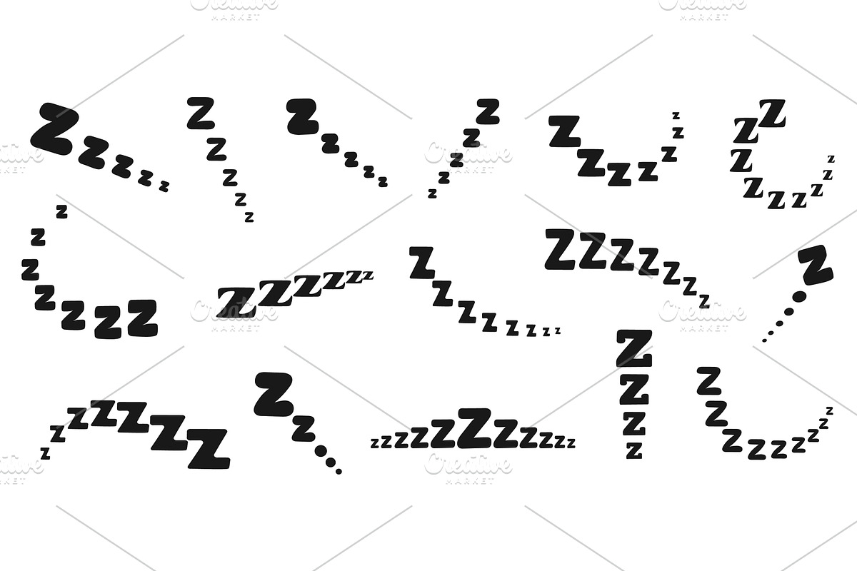 Zzz snore effect. Sleep sound, an Object Illustration by winwin.art