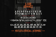 Like Spooky - Display Halloween Font, a Serif Font by Airotype (Thumbnail 8 of 8)