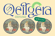 Qeilgera Modern Luxury Serif, a Serif Font by timelesstype.co (Thumbnail 1 of 15)
