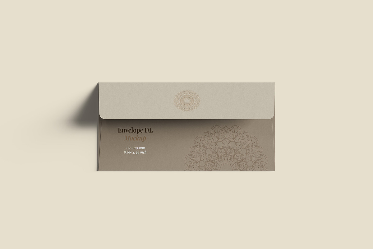 Envelope DL Mockup - 12 Views, an Advertising Mockup by Illusiongraphic (Photo 11 of 27)