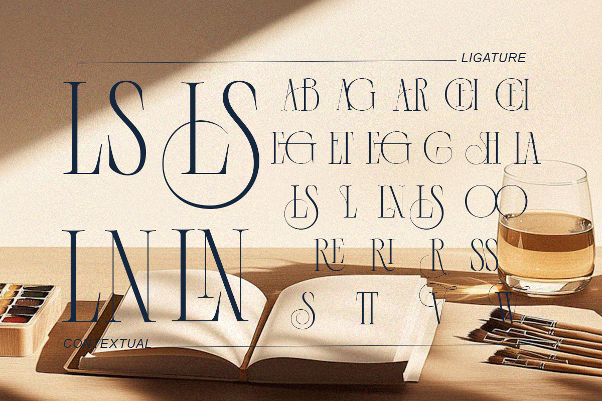 Demeris - Modern Refined Serif, a Serif Font by Qweera Studio (Photo 11 of 12)