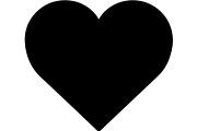 Heart Shape Silhouette, an Object Graphic by Creativeshirt (Thumbnail 11 of 19)