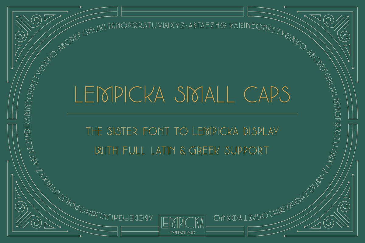 Lempicka Font Duo & Vector Ornaments preview 4