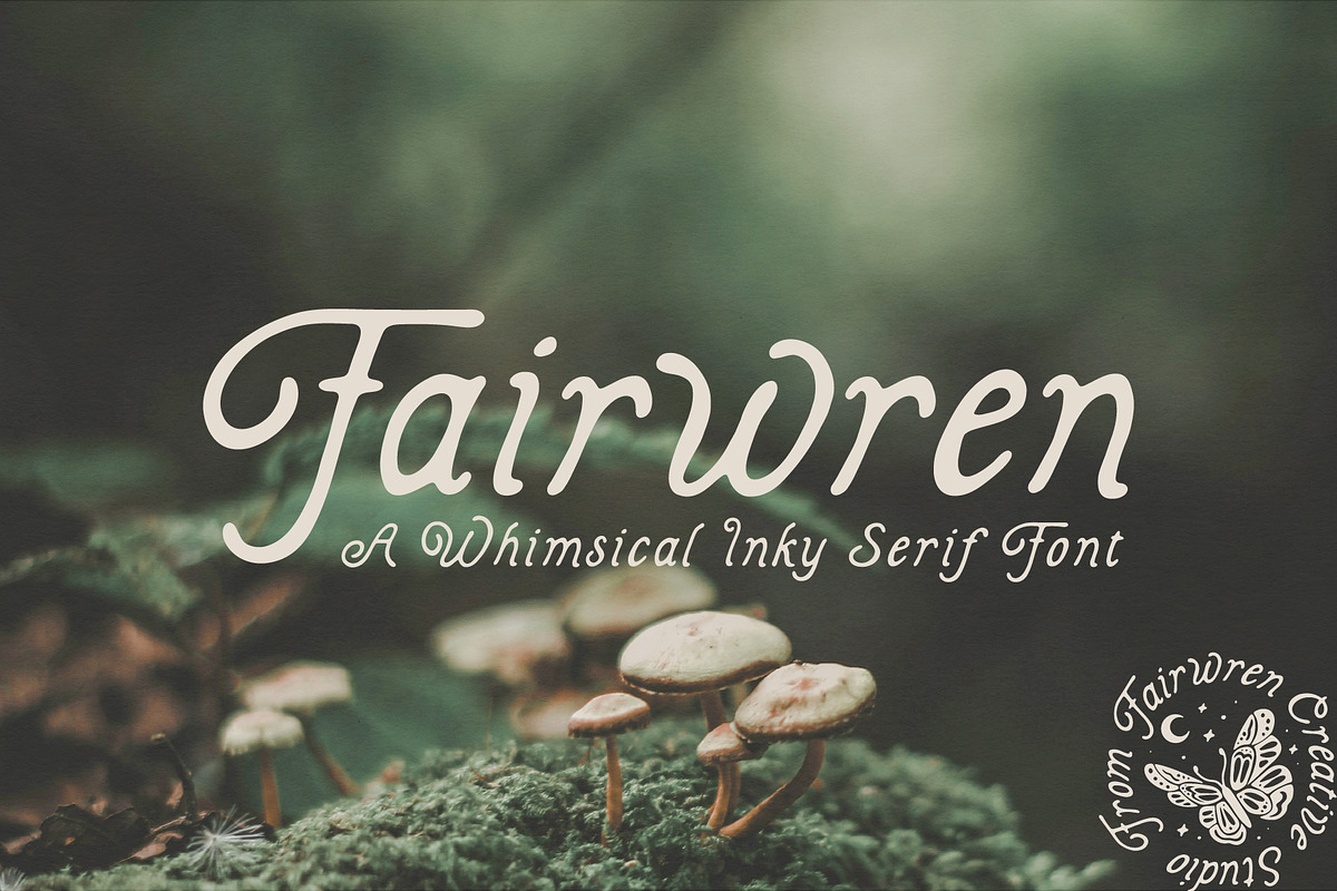 Fairwren, a Serif Font by Fairwren Creative (Photo 1 of 9)