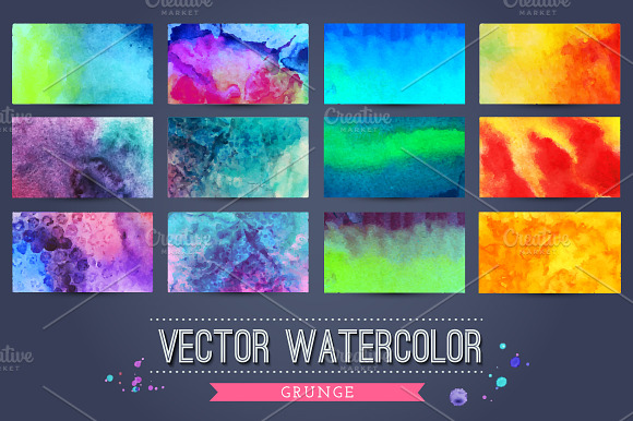 40 colorful grunge textures preview 6
