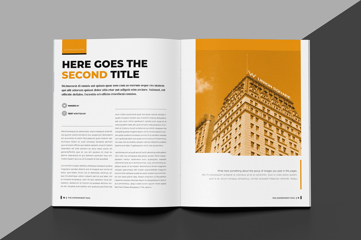 Experiment Indesign Template, a Magazine Template by Luuqas Design