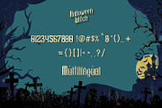 Halloween Witch - Spooky Font, a Blackletter Font by Masanis (Thumbnail 8 of 8)