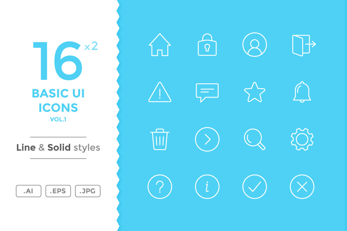 Basic Interface Icons #1