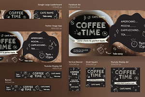 Banners Pack Coffee Time