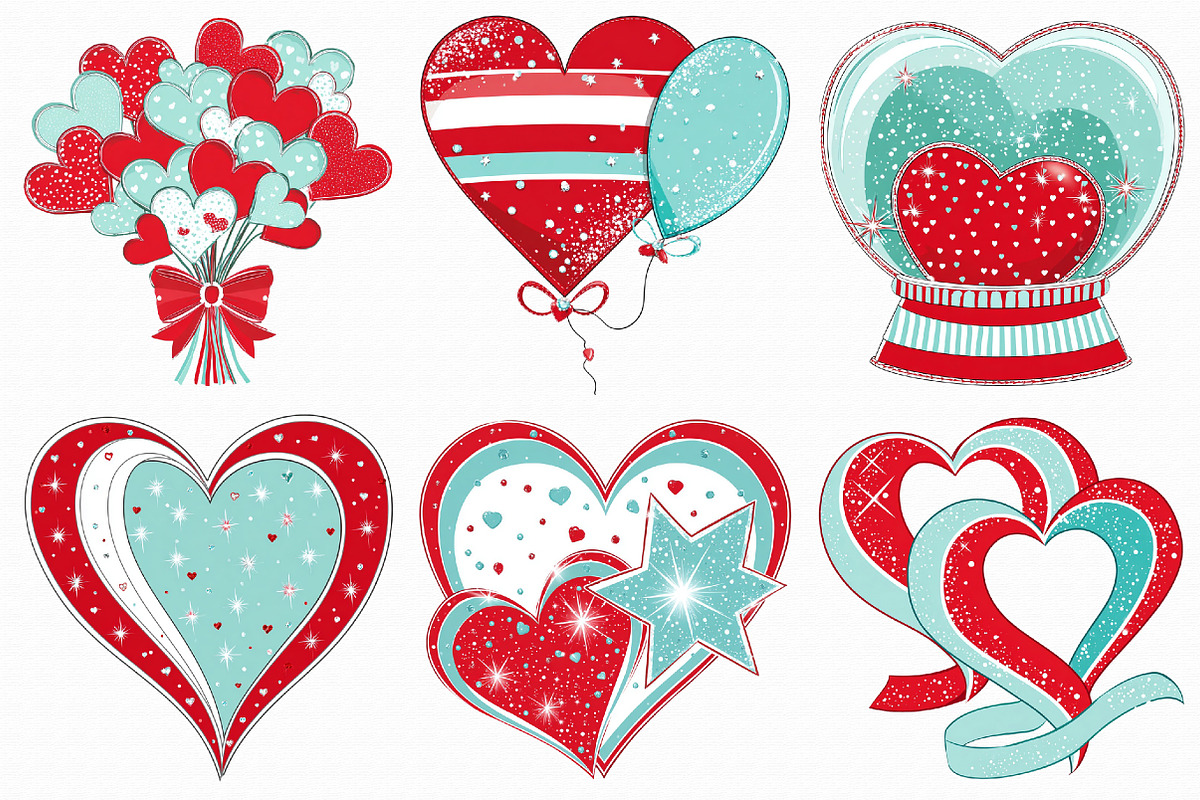 Valentine Love Clipart, an Illustration by Libby Wishes (Photo 5 of 5)