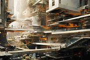 35 Modern architecture collages, an Object Illustration by Handmadefont (Thumbnail 3 of 10)