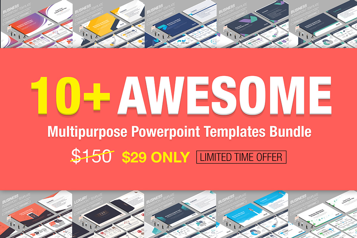 10+ Awesome Powerpoint Bundle, a Presentation Template by SlidesDive