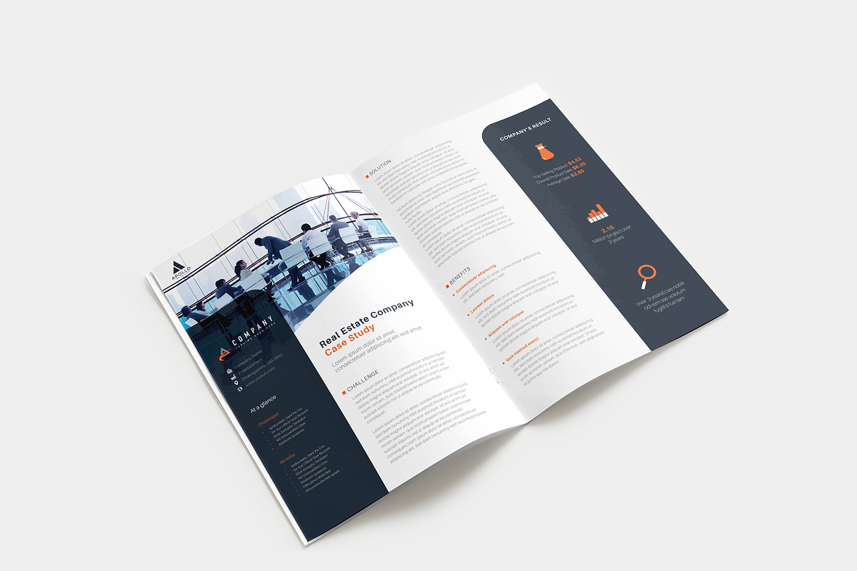 Case Study Flyer, a Flyer Template by Rongbaaz (Photo 3 of 3)