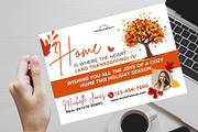 Real Estate Holiday Postcards Canva, a Card Template by CreativeVinesStore (Thumbnail 5 of 8)