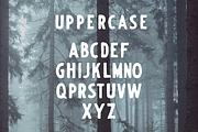 EVERGREEN - Hand drawn typeface, a Font by Mark Richardson (Thumbnail 4 of 4)
