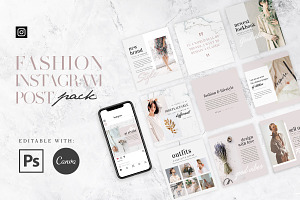 Fashion Instagram Post Pack