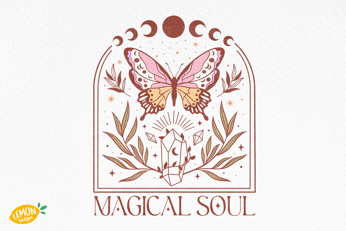 Boho Mystical PNG Sublimation Bundle, a Seasonal Illustration by LemonDesign (Photo 7 of 12)