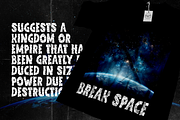 Fracture Dreams Crack Horror Font, a Blackletter Font by dansdesign (Thumbnail 5 of 9)