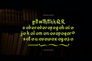 Manthra Klaussa Blackletter Typeface, a Blackletter Font by Denustudios (Thumbnail 12 of 12)