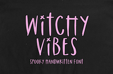Witchy Vibes | Spooky Halloween Font