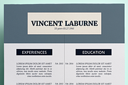 Resume/CV Photoshop & Word Template, a Resume Template by Studio 19 (Thumbnail 4 of 5)