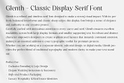 Glenth Elegant Serif Typeface, a Serif Font by OWPictures (Thumbnail 9 of 10)