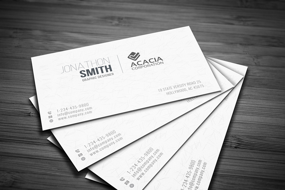 Simple and Elegant Business Card-02, a Business Card Template by DesignGhar (Photo 4 of 6)