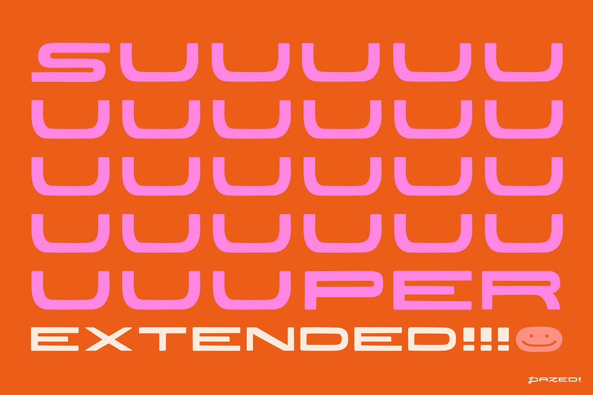 Dazed! A Quirky Retro Font & Extras, a Sans Serif Font by Jaclyn Caris (Photo 4 of 16)