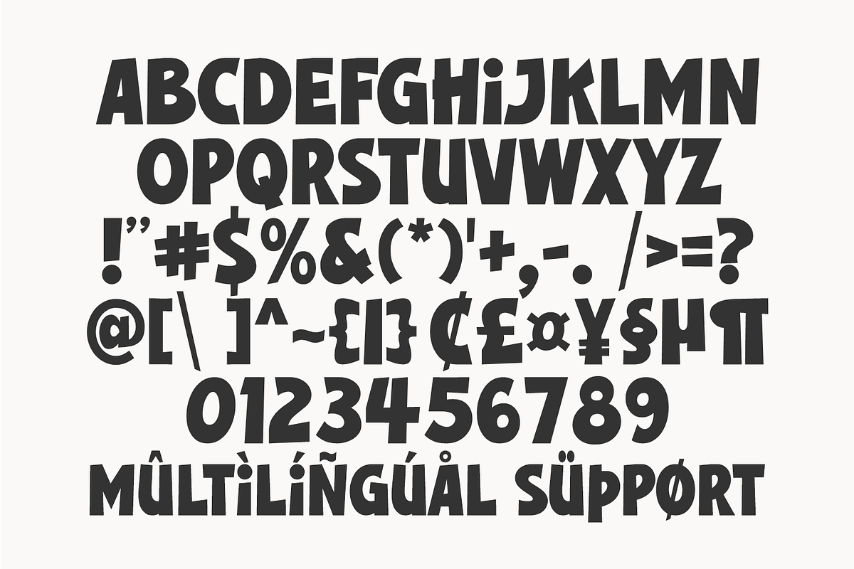 Black Thick - Display Font, a Sans Serif Font by Keithzo (Photo 9 of 9)