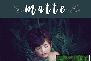 Photoshop: Matte Collection, an Action Add-On by Moss & Magnolia Edits