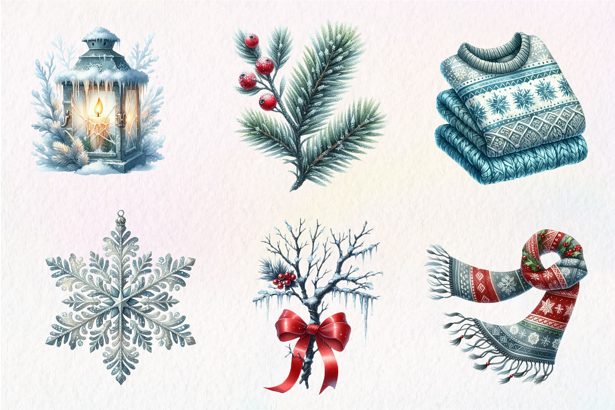 Chilly Christmas Day Clipart, an Illustration by CreationArt (Photo 5 of 5)