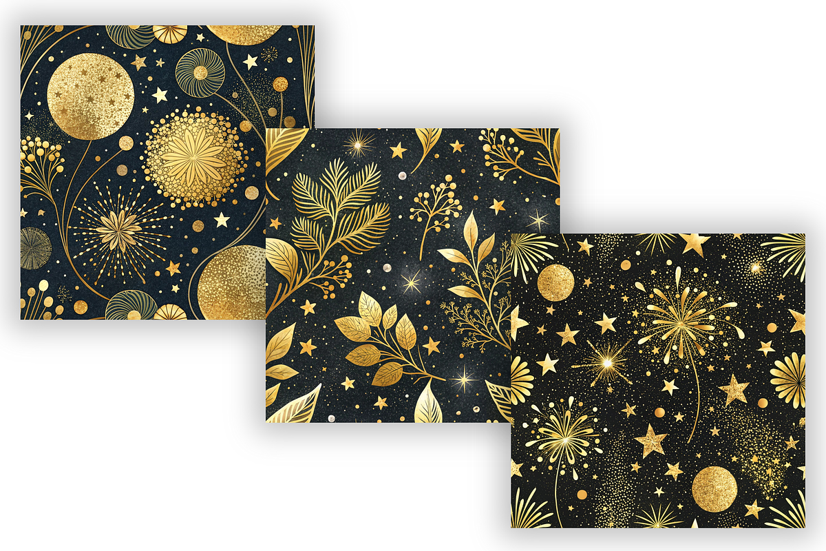 Luxury Sparkle Digital Paper, a Pattern Graphic by FloridPrintables (Photo 6 of 6)