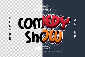 Comedy Show Text Effect Style