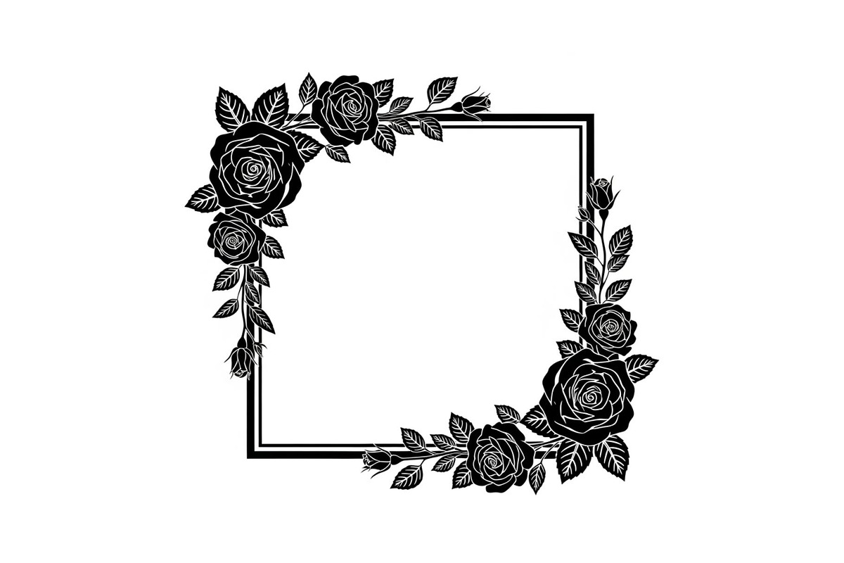 Floral Decorative Frame Vector Bundl, an Illustration by musafir_fashion (Photo 3 of 51)