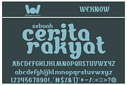 Goddess of fortune, a Font by weknow (Thumbnail 3 of 5)