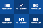 Letters BM BN BO Monogram Logo Set, a Branding & Logo Template by Pray Art Design Studio (Thumbnail 2 of 2)