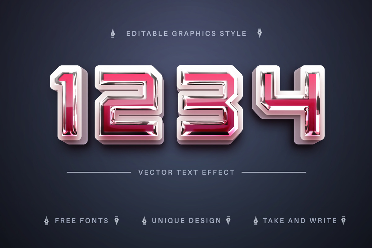 Realistic 3D - Editable Text Effect, a Layer Style Add-On by rwgusev (Photo 2 of 5)
