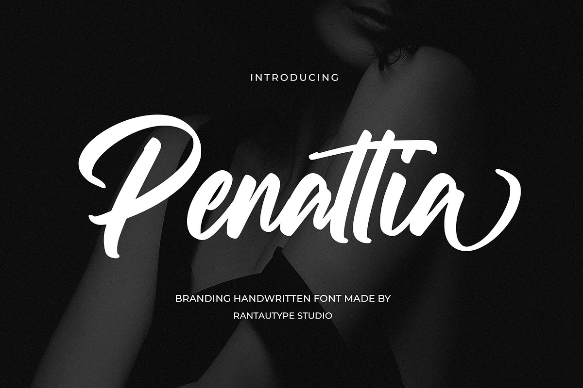 Penattia Branding Handwritten Font, a Handwritten Font by RantautypeStudio (Photo 1 of 15)