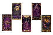 Major Arcana Tarot Cards Dark Boho, a Decorative Illustration by Fun Digital (Thumbnail 2 of 2)