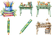 Doodle Back to School Clipart, a Seasonal Illustration by CitraGraphics (Thumbnail 4 of 6)