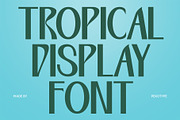 Tropical Maokai - Groovy Summer Font, a Sans Serif Font by Pekotype (Thumbnail 2 of 14)
