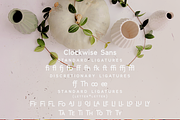 Clockwise sans serif font, a Sans Serif Font by Ana's Fonts (Thumbnail 9 of 12)
