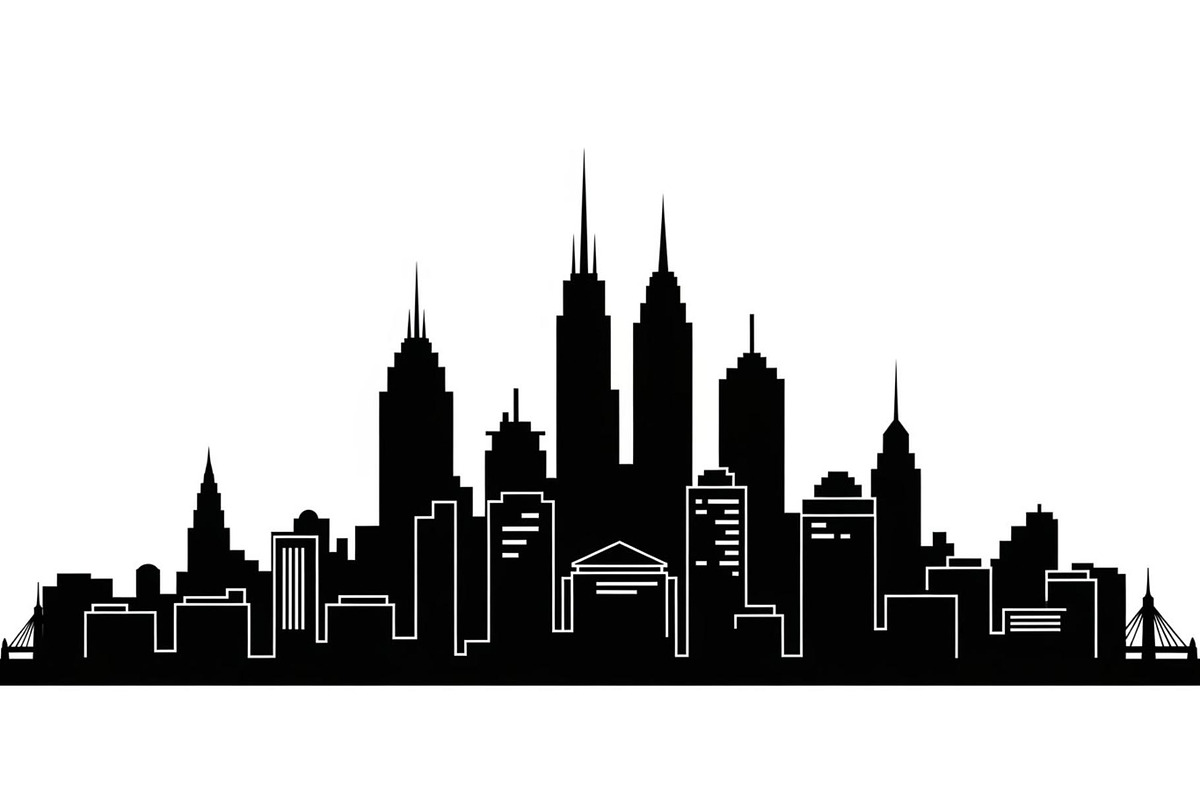 City Skyline Silhouette Bundle, an Illustration by jahid234 (Photo 31 of 41)