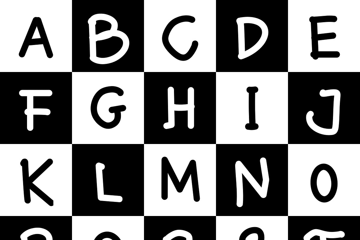 Handmadefont3, a Handwritten Font by Megasetcollections (Photo 1 of 8)