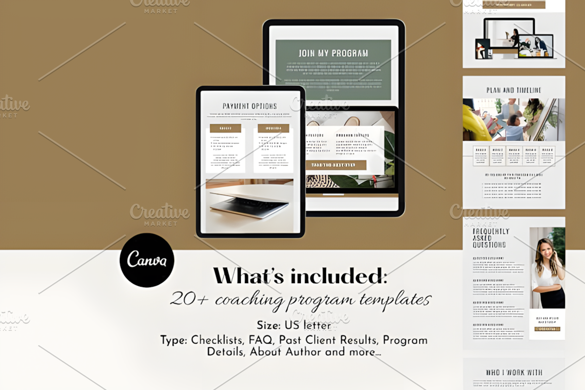 Coaching Program Templates, a Social Media Template by Daisy Doodle