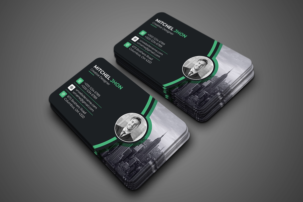 Creative And Corporate Business Card, a Business Card Template by GFXCity (Photo 4 of 4)