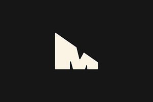 Letter M Real Estate Logo Design