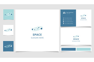 Space Logo Design With Editable