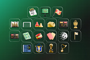 Football Essentials 3D Icon Pack, an Object 3D Model by Haps Space (Thumbnail 4 of 4)
