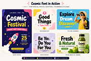 Cosmic – Playful Rounded Font, a Script Font by Wow Magic (Thumbnail 2 of 4)
